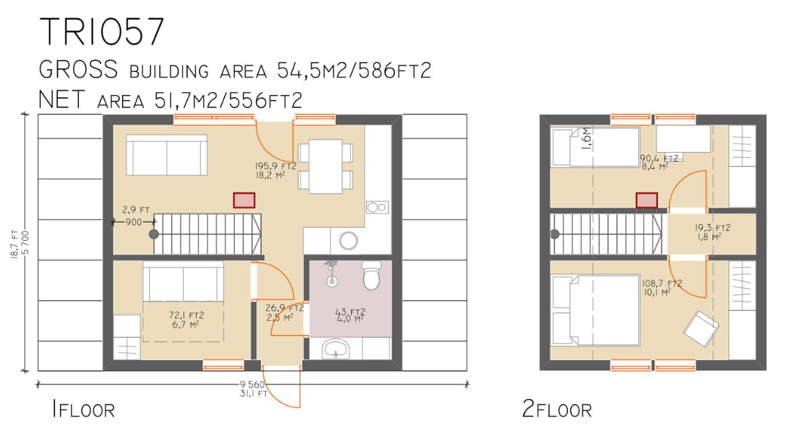 Basic Simple Floor Plan With Dimensions In Meters / I simply want to